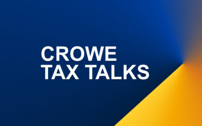 Crowe Tax Talks — щотижневий оглядовий вебінар