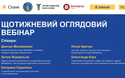 ЩОТИЖНЕВИЙ ОГЛЯДОВИЙ ВЕБІНАР